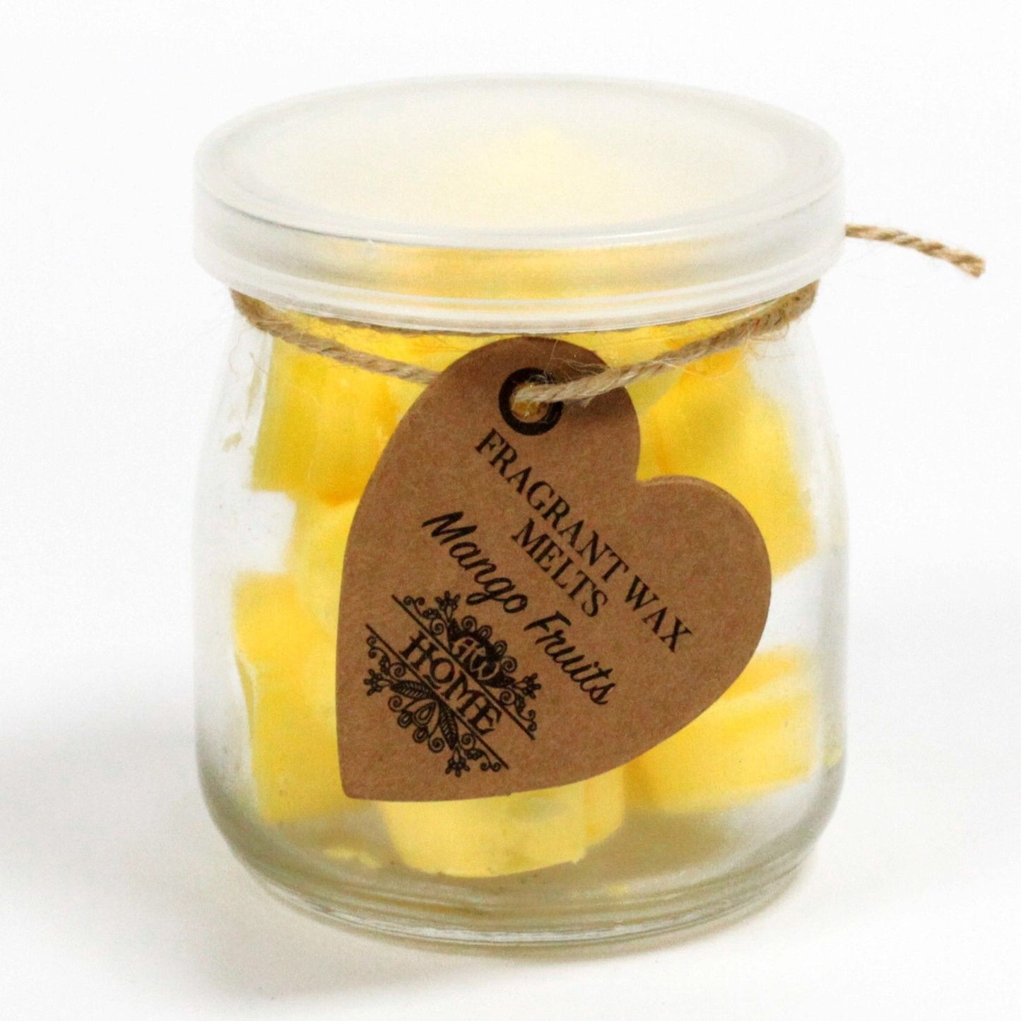 Soy Wax Heart Melts Jar - Mango Fruits
