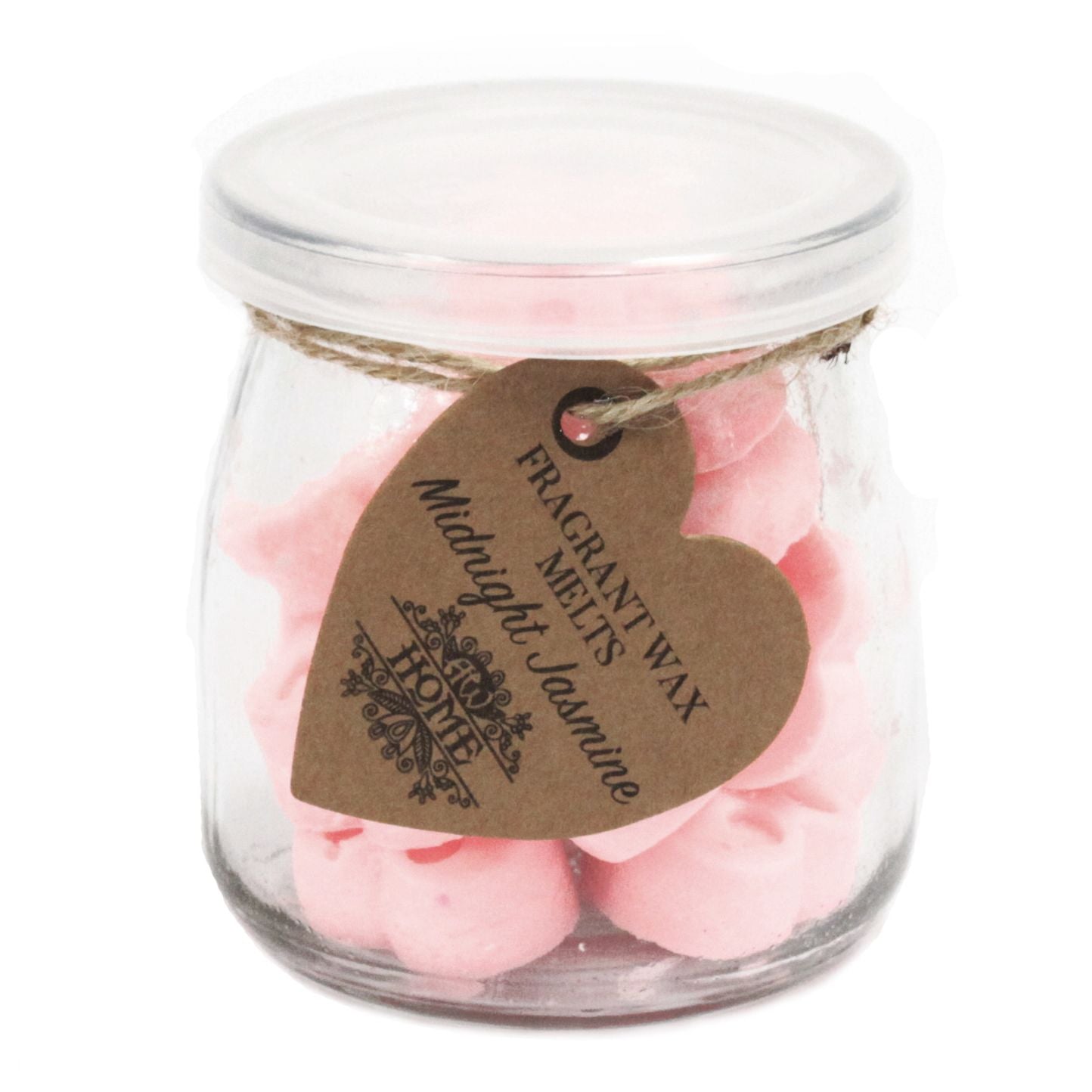 Soy Wax Heart Melts Jar - Midnight Jasmine