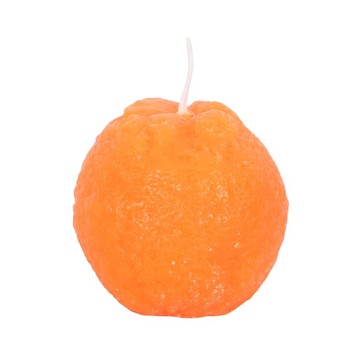 Orange Shaped Candles - Set Of 3