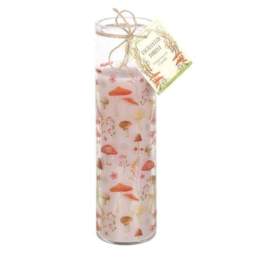Mushroom Print Tube Candle
