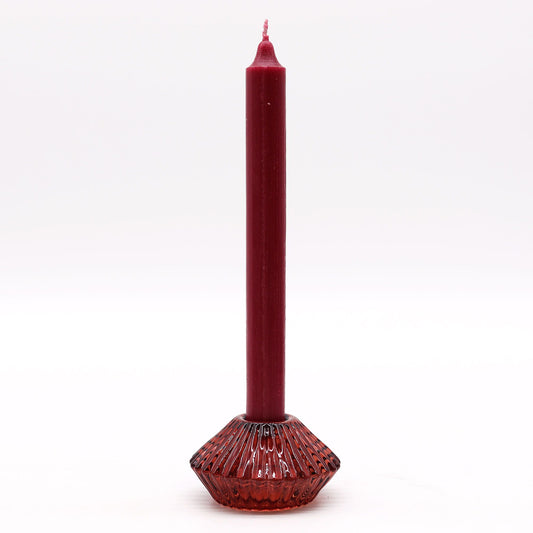 Flower Flip Tealight Holder - Vampire Red