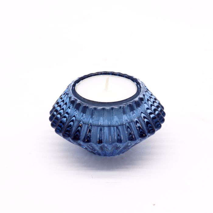 Flower Flip Tealight Holder - Royal Blue