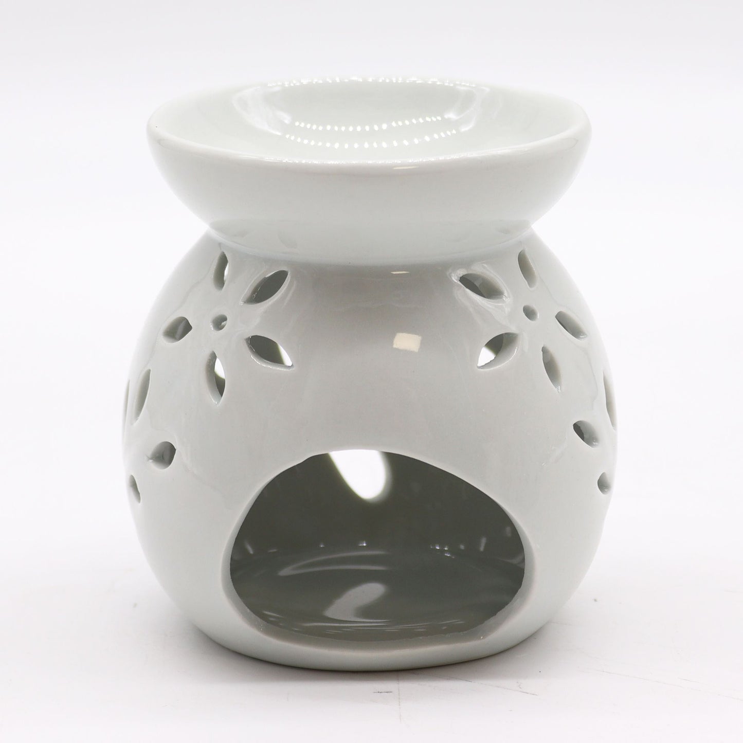 Large Tree Cut-Out Burner - White