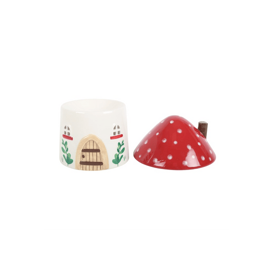 Colourful Mushroom House Novelty Wax Melt Burner - Ettovi Candle Company