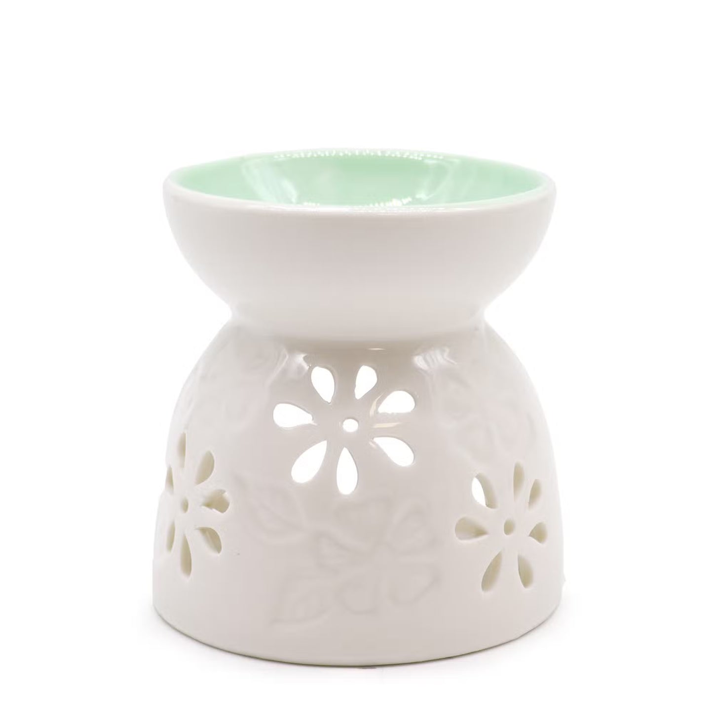 Floral Burner - White