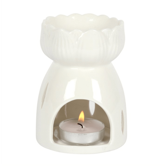Lotus Petal Cut Out Wax Melt Burner - Ettovi Candle Company