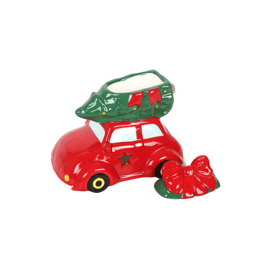 Nostalgic Car with Christmas Tree Novelty Wax Melt Burner - Ettovi Candle Company