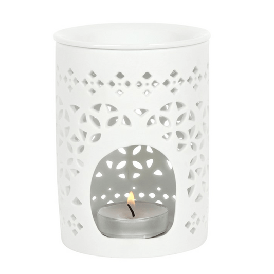Pattern Cut Out Wax Melt Burner - Ettovi Candle Company