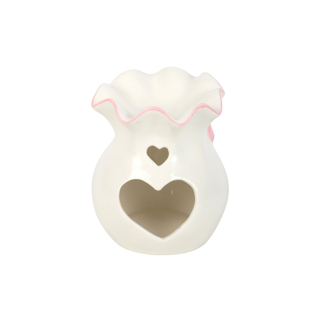 White and Pink Bow
