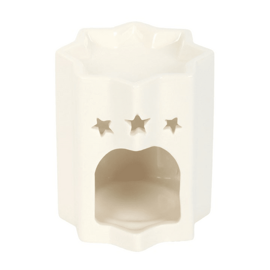 Star Wax Melt Burner – White - Ettovi Candle Company