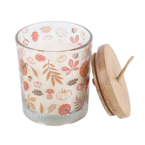 Autumn Leaves (White) Candle