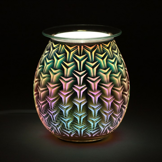 3D Geometric Electric Wax Melt Burner – 25W, CE Certified - Ettovi Candle Company