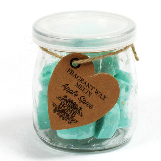 Soy Wax Heart Melts Jar - Apple Spice
