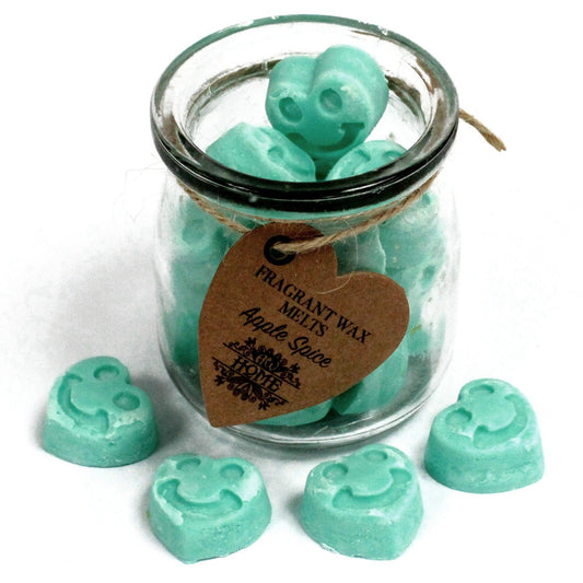 Soy Wax Heart Melts Jar - Apple Spice