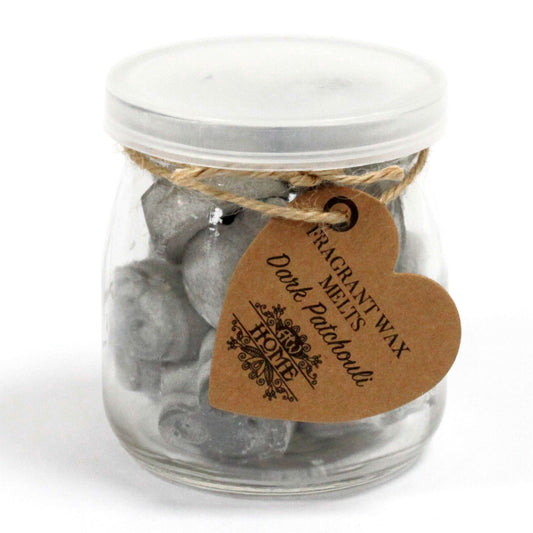 Soy Wax Heart Melts Jar - Dark Patchouli