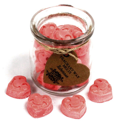 Soy Wax Heart Melts Jar - Tuberose