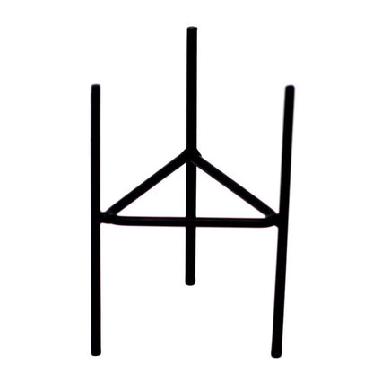 Black geometric shape on a white background