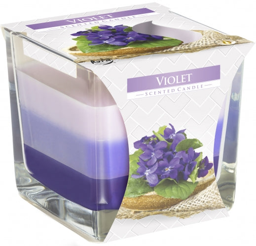 Rainbow Jar Candle (Violet)