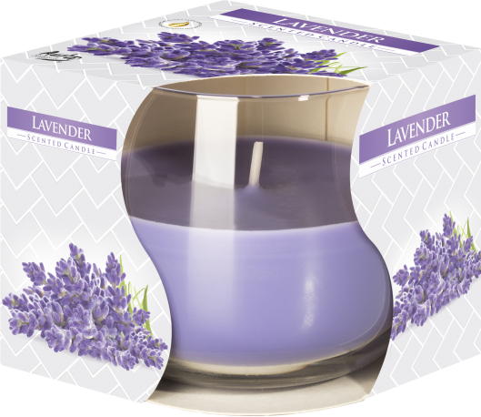 Scented Glass Candle (Lavender)