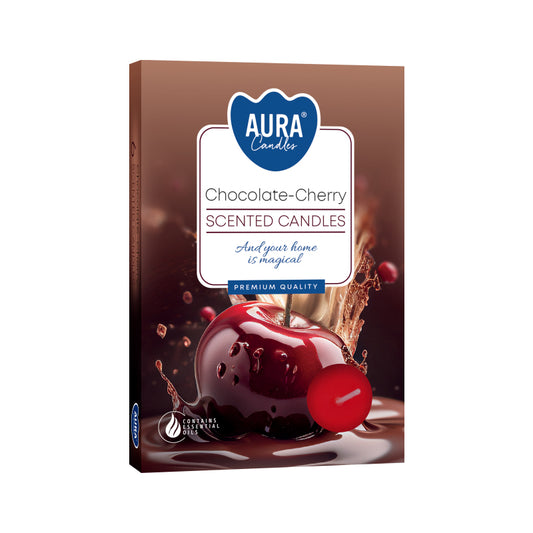 Scented Tealights (Chocolate & Sour Cherry) - Set of 6