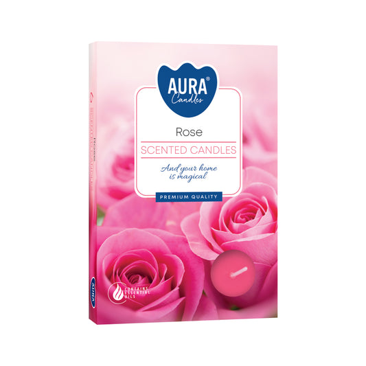 Scented Tealights (Rose) - Set of 6