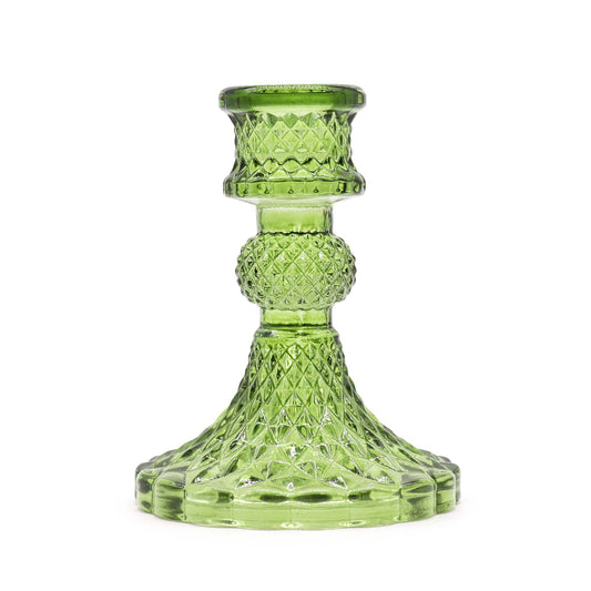 Vintage Dinner Candle Holder (Garden Jade) - Set of 2