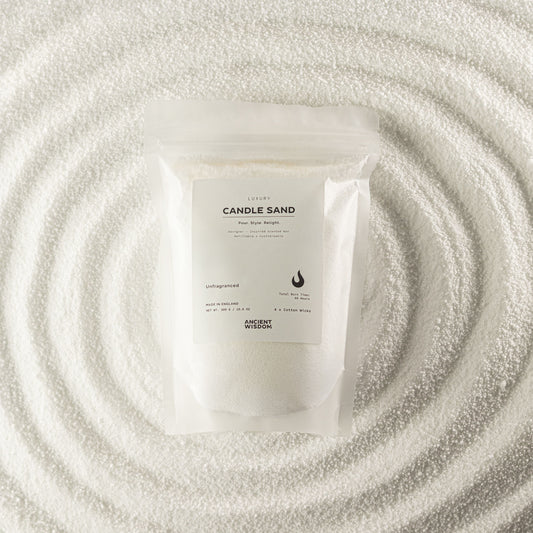 White Candle Sand Unfragranced - Ettovi Candle Company