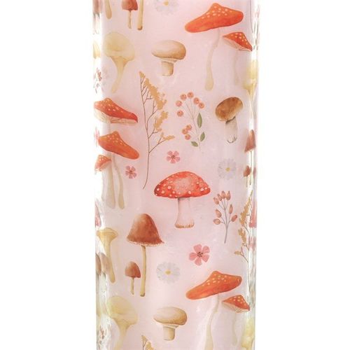 Mushroom Print Tube Candle