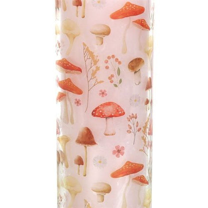 Mushroom Print Tube Candle