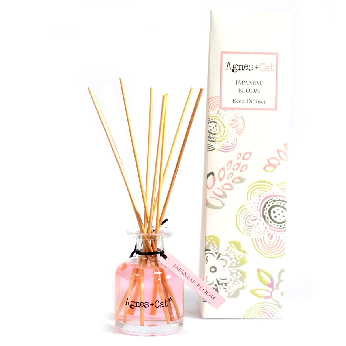 Agnes and Cat Japanese Bloom Reed Diffuser – 140ml - Ettovi Candle Company