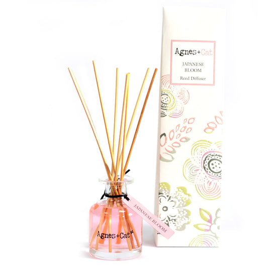 Agnes and Cat Japanese Bloom Reed Diffuser – 140ml - Ettovi Candle Company