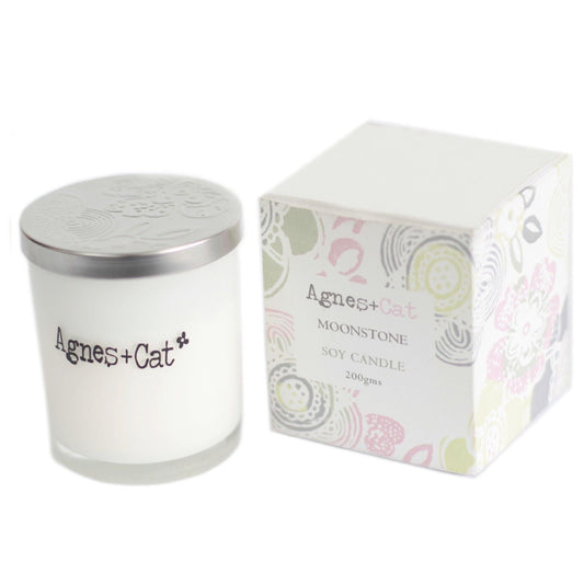 Agnes and Cat Moonstone Votive Candle - Ettovi Candle Company