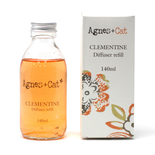 Agnes + Cat Reed Diffuser Refill - Clementine 140ml - Ettovi Candle Company