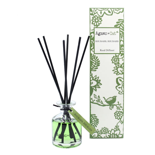 Agnes and Cat Rhubarb Rhubarb Reed Diffuser – 140ml - Ettovi Candle Company