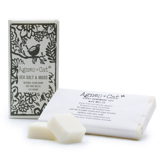 Agnes and Cat Sea Salt and Moss Wax Melt - Ettovi Candle Company