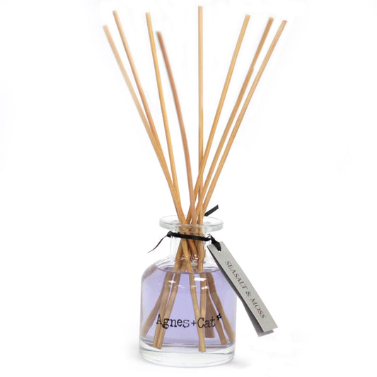 Agnes and Cat Seasalt and Moss Reed Diffuser – 140ml - Ettovi Candle Company