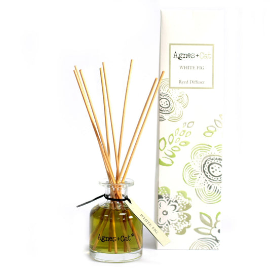 Agnes and Cat White Fig Reed Diffuser – 140ml - Ettovi Candle Company
