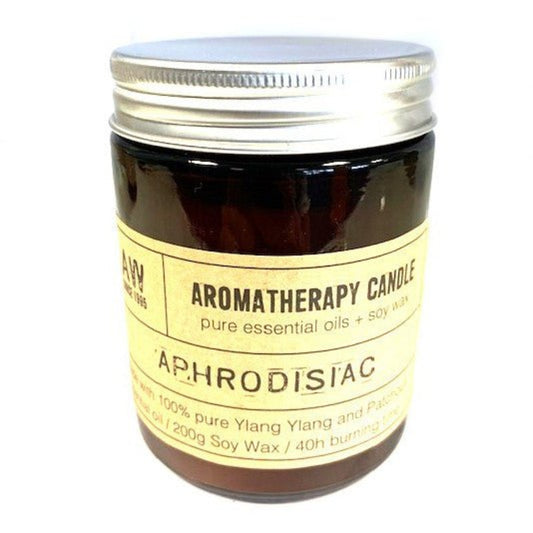 Aphrodisiac Aromatherapy Soy Candle – Ylang Ylang & Patchouli – 40hr - Ettovi Candle Company
