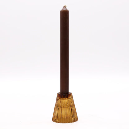 Flip Tealight Holder - Antique Amber