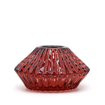 Flower Flip Tealight Holder - Vampire Red