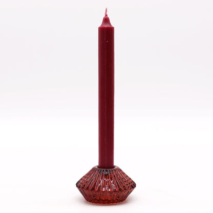 Flower Flip Tealight Holder - Vampire Red