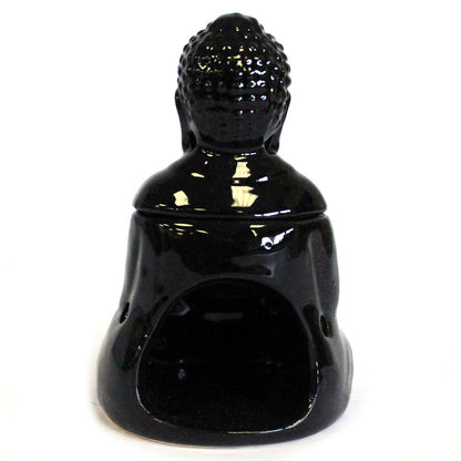 Sitting Buddha Burner - Black