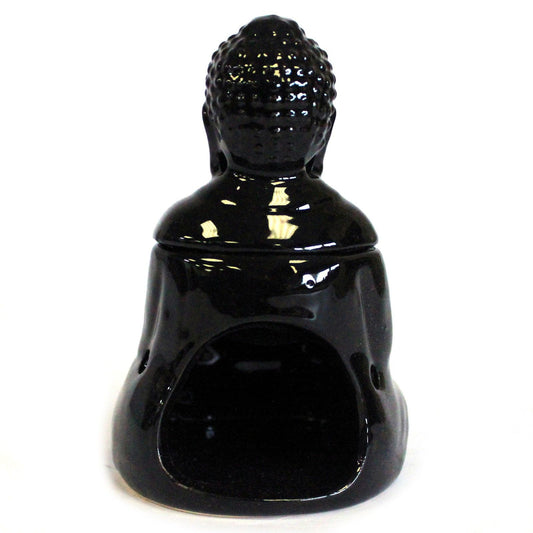 Sitting Buddha Burner - Black