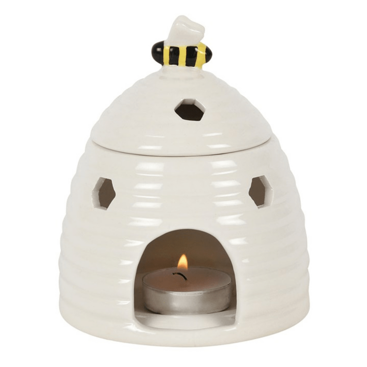Beehive Wax Melt Burner – White - Ettovi Candle Company