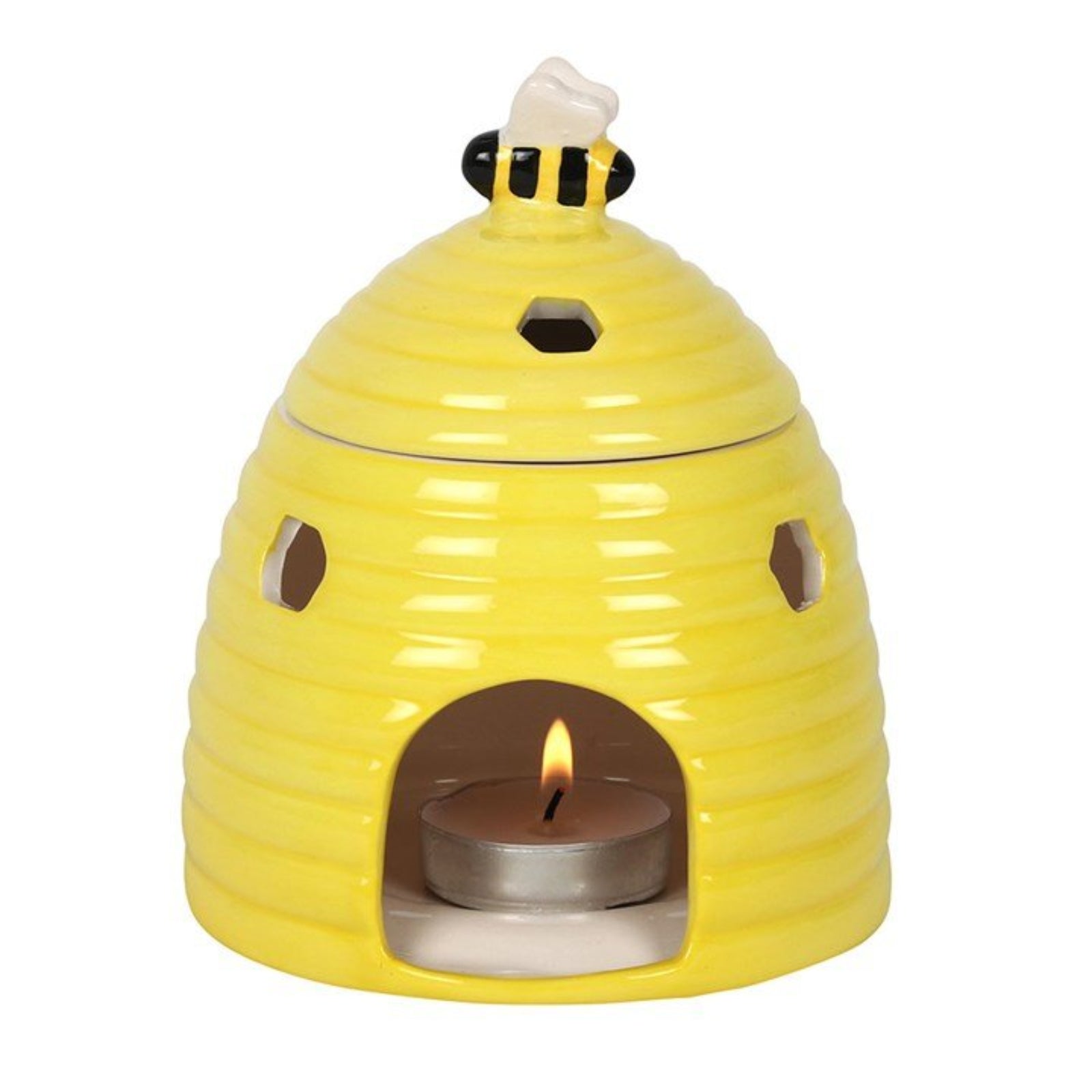 Beehive Wax Melt Burner – Yellow - Ettovi Candle Company