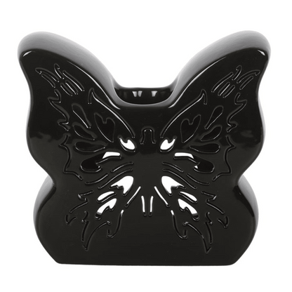 Black Butterfly Wax Melt Burner - Ettovi Candle Company
