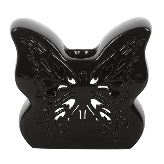 Black Butterfly Wax Melt Burner - Ettovi Candle Company