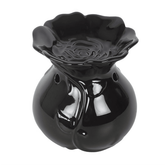 Black Rose Wax Melt Burner - Ettovi Candle Company
