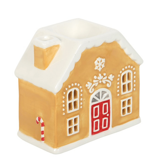 Candy Cane Gingerbread House Novelty Wax Melt Burner - Ettovi Candle Company
