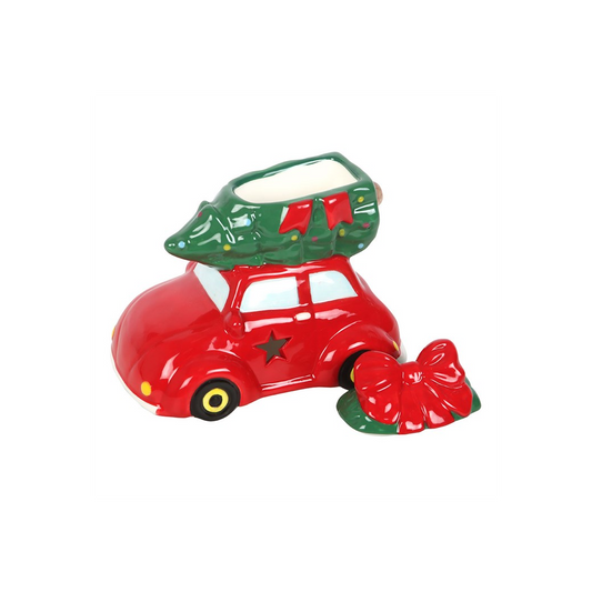 Nostalgic Car with Christmas Tree